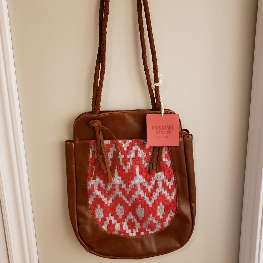 Vegan Boho-Vibe Leather Shoulder Bag